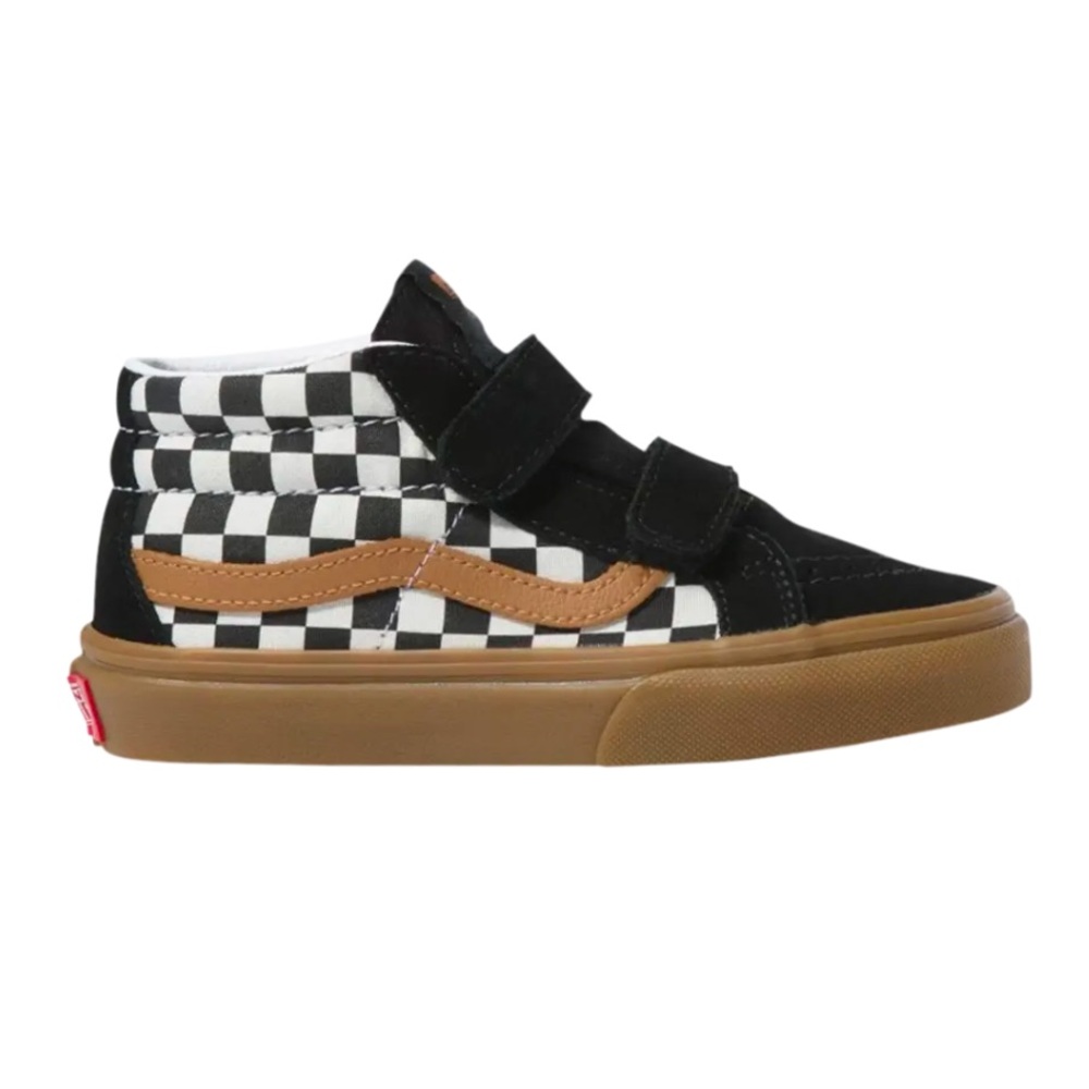 Vans Sk8-Mid Reissue V Kids 'Checkerboard Gum'